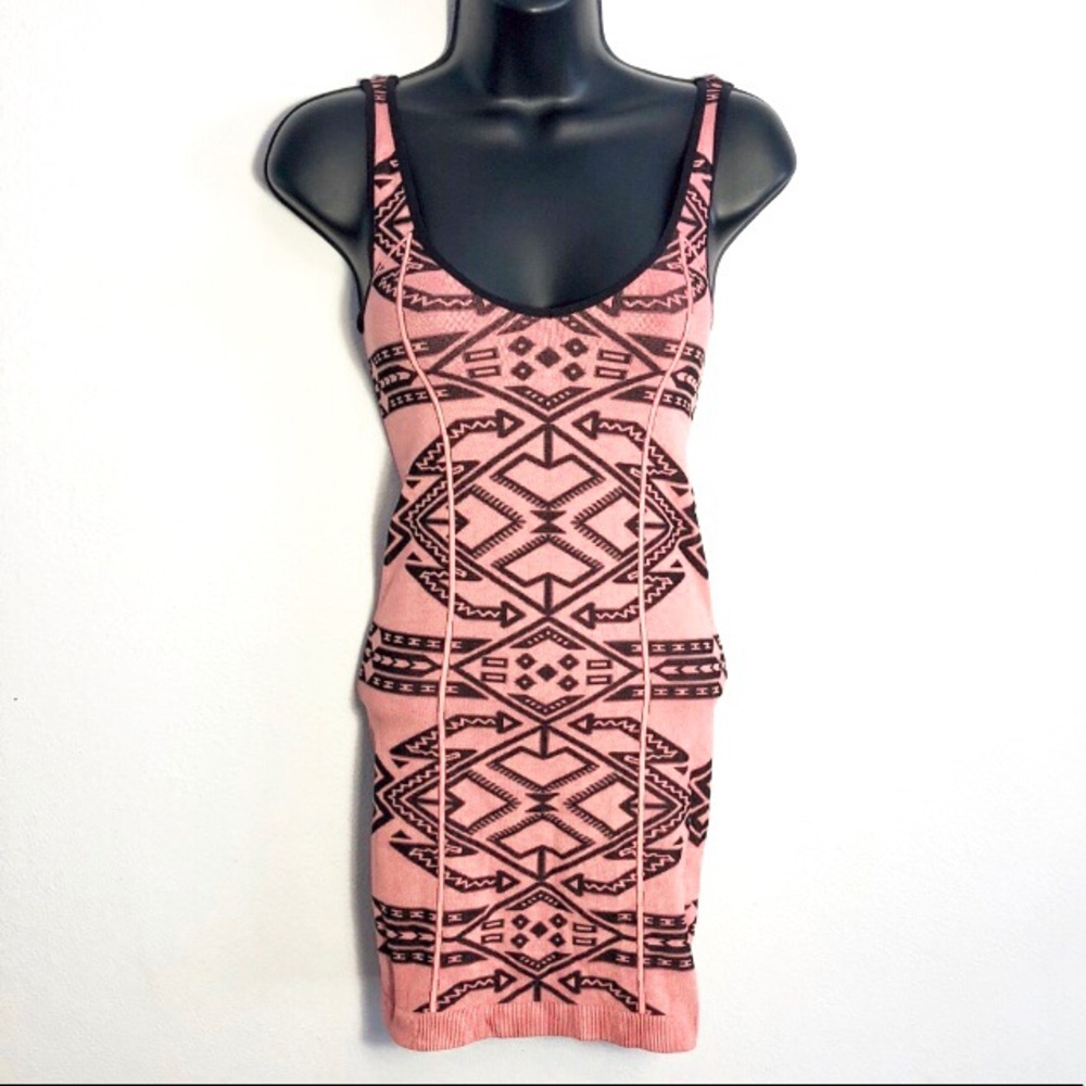 Intimately Free People Sz XS tribal body con dress